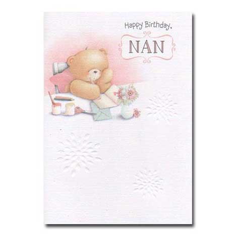 Happy Birthday Nan Forever Friends Card